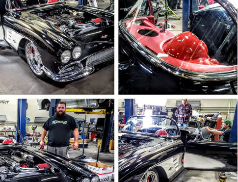 Installing custom cut glass in a classic car